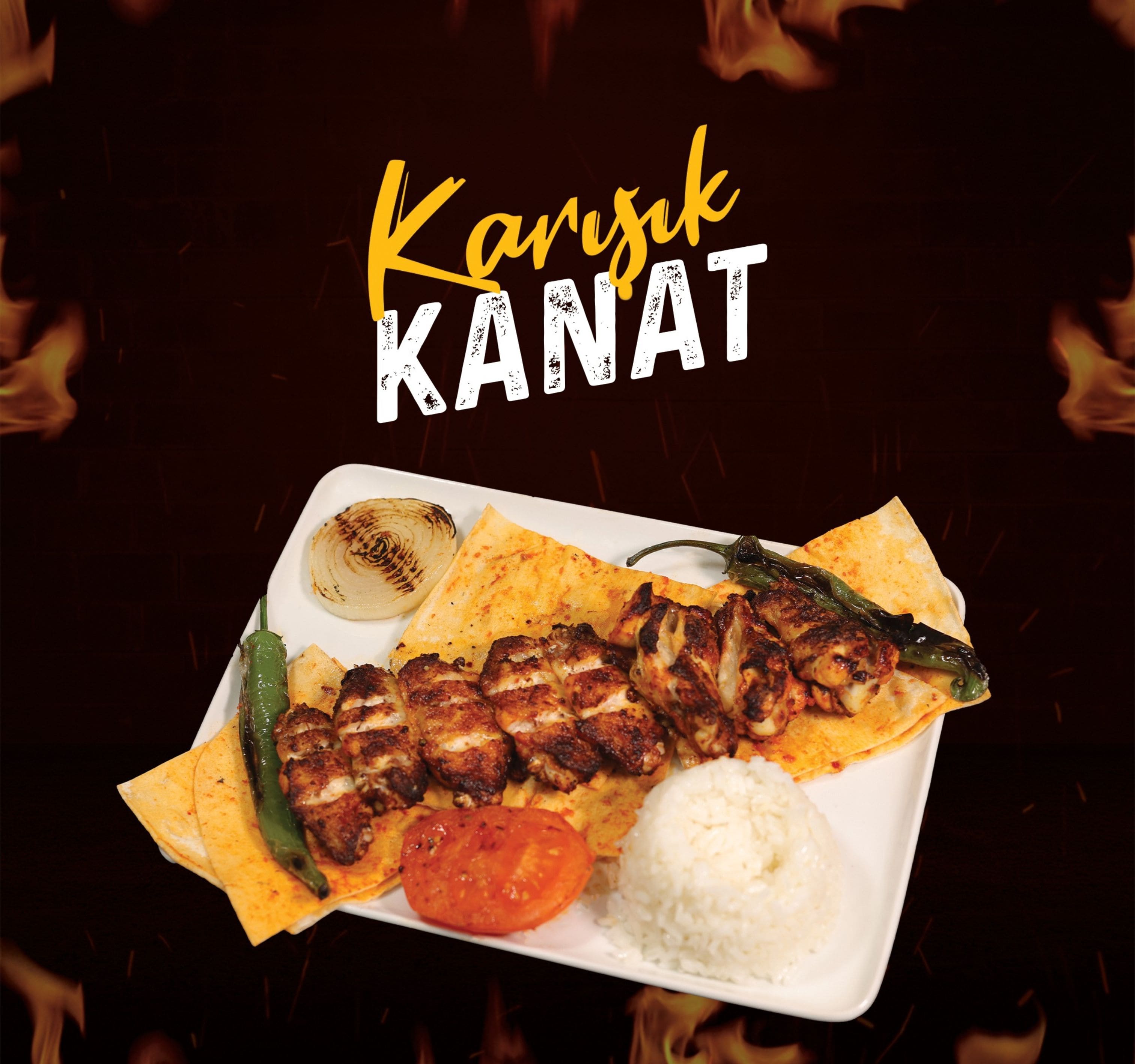 Karışık Kanat Izgara